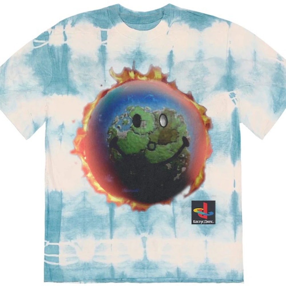Cactus Jack by Travis Scott ‘The Scott’s World’ Tie Dye T-Shirt